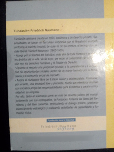PolĂtica Y Dignidad Humana Camino Liberal - Eberhard Puntsch (Usado)