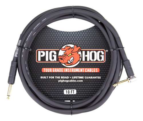 Cable Pig Hog Para Instrumento Plug A Plug 3 Metros Ph10r