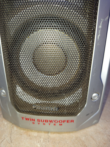 Módular 2 Subwoofers Panasonic Sa-tm81av 180 W 6 Ohms Gris Plata 180 W (Usado)
