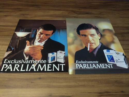(pg139) 2 Publicidades Parliament * Antonio Banderas