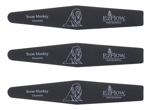 Ezflow Kit X3 Snow Monkey Chamois Buffer Lima Pulidora Uñas
