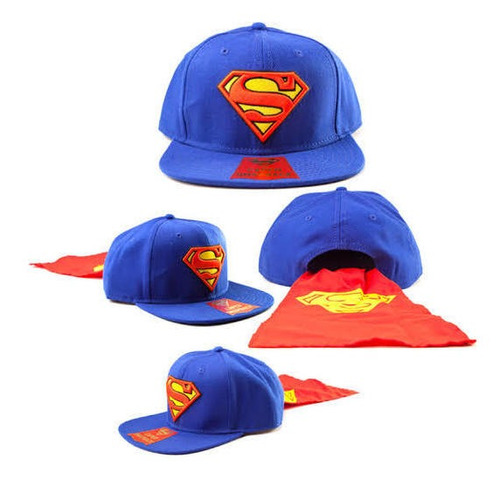 Gorra Superman Con Capa Nueva Original 