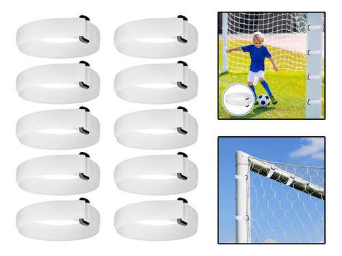 5 X 10 Sujetadores De Red De Fútbol, Correas De Sujeción