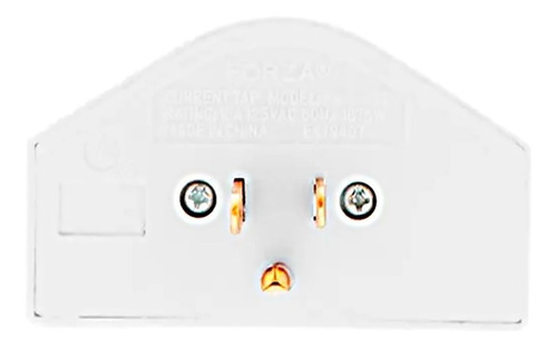 Imagen 2 de 3 de Multitoma Electrica Pared 3 Salidas Protección Sobrecargas