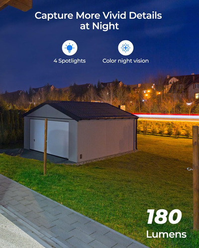 Câmera De Segurança Reolink E1 Outdoor Pro Wifi 6 4k Com Zoo
