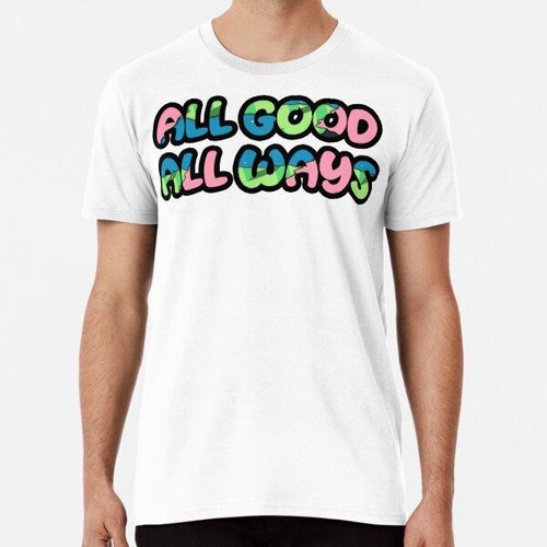 Remera All Good All Ways - Casco Daniel Ricciardo Negro Algo