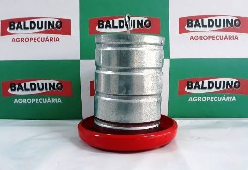 Comedouros Tubular Galvanizado. Galinha Frangos 5kg