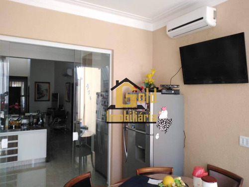 Casa Com 3 Dormitórios À Venda, 128 M² Por R$ 770.000 - Bonfim Paulista - Ribeirão Preto/sp - Ca0802