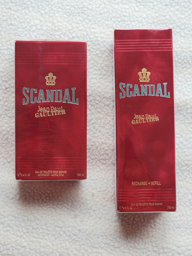 Set Scandal Pour Homme Edt 100 Ml Y Con Refill 200 Ml