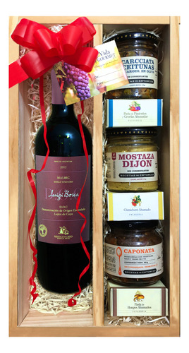 Estuche Regalos Empresariales Vino Malbec  Luigi Bosca Logo