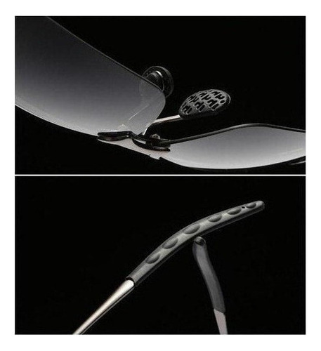 2 gafas de sol deportivas fotocromáticas con montura polarizada en negro y gris