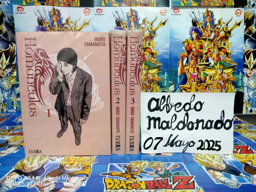Homunculus Manga Tomos 1 Al 3 Ivrea Nuevos (Usado)