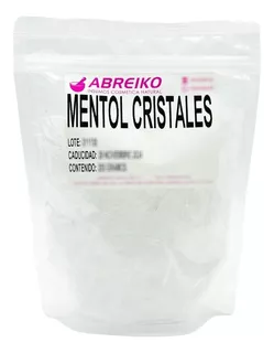 Mentol En Cristales 250 Gramos