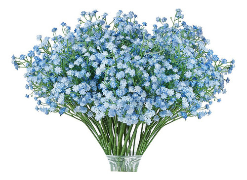 12 Unidades De Plantas Artificiales De Gypsophila Para Decor