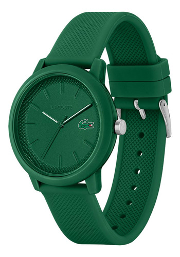 Reloj Lacoste 12.12 Para Hombre De Silicona Verde 2011170 Ss