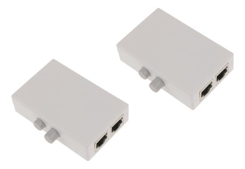 2 Lote 2 Puertos Rj45 Ethernet Switch Selector De Compartido