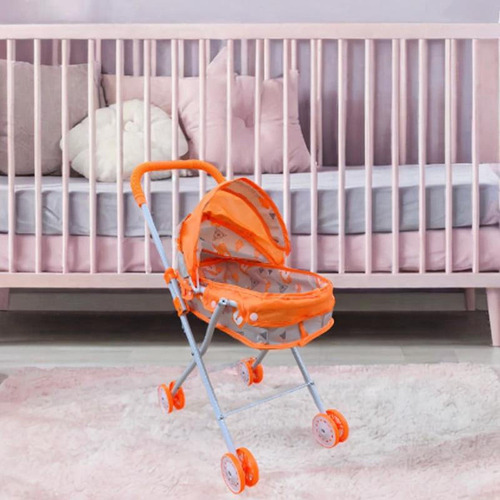 Cochecito De Muñecas Plegable, Carrito De Empuje, Juguetes