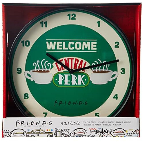 Reloj De Pared De 10  (26 Cm) De Central Perk