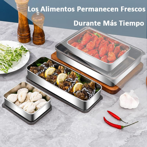 Contenedores De Tocino Para Refrigerador, 2pcs Organizador
