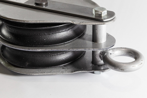 Imagen 4 de 4 de Moton 2 Poleas 150mm 3800kgs Roldana Pasteca Aparejo