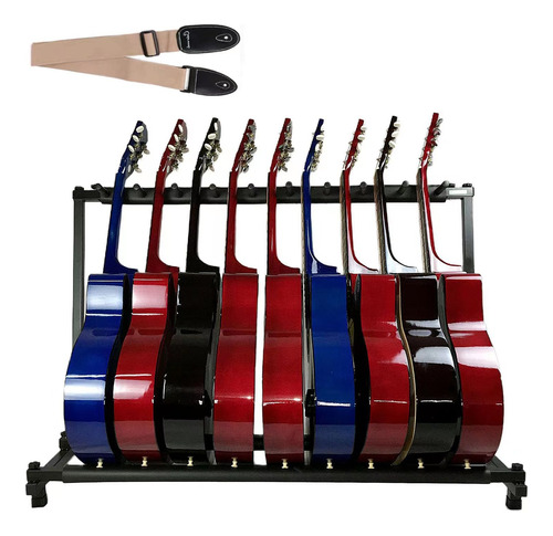 Soporte Plegable Para Guitarra Y Bajo Para Varias 9 Stands