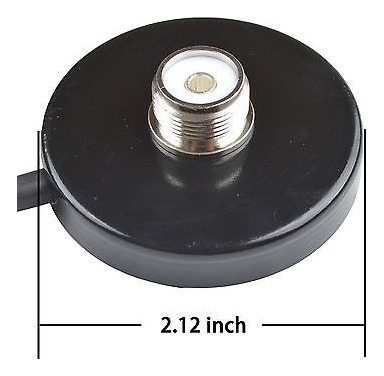 Uhf Antena + Magnético Montaje Para Radio Icom Ic-f6061 Ic F