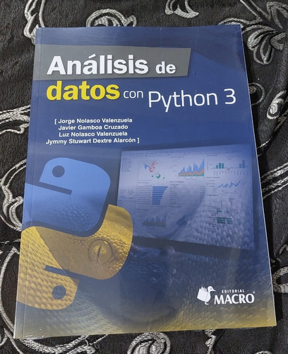 Libro  Análisis De Datos Con Python 3