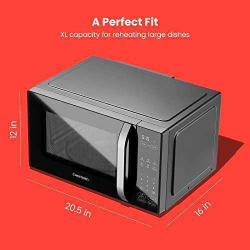Horno Microondas Digital Para Encimera Chefman Microcrisp, C