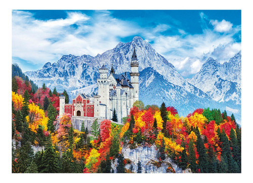 Imagem 3 de 3 de Quebra-cabeça Grow Castelo de Neuschwanstein 3734 de 1008 peças