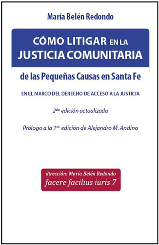 Libro Justicia Comunitaria De Pequeñas Causas De Sta Fe