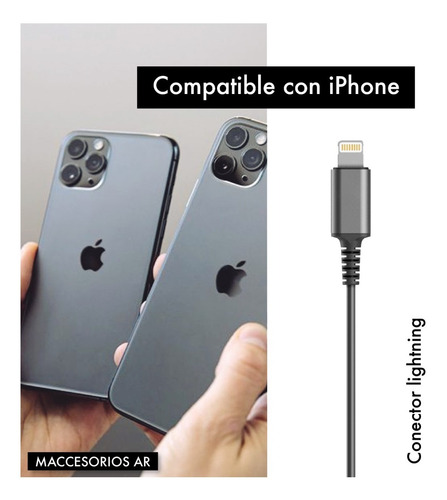 Imagen 4 de 10 de Micrófono Corbatero Lightning Para iPhone iPad Profesional