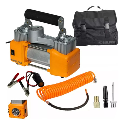 Compresor De Aire 12v Naranja