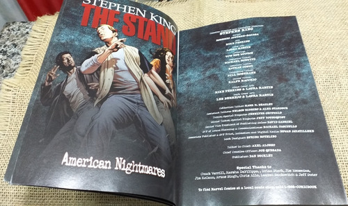 2 Livros Físicos Hqs The Stand Captain Trips (volume 1) E American Nightmares (volume 2) Stephen King - Aguirre Sacasa / Perkins / Martin 1a Edição Ano 2011 Marvel Comics Group (idioma Inglês) (Usado)