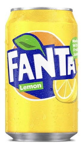 Refrigerante Fanta Lemon Lata 330ml Importado Lata Unidade