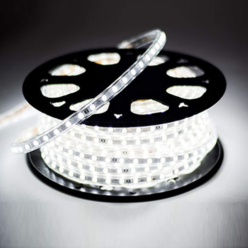 Imagen 2 de 3 de Manguera Led Plana 50mt Luz Blanca O Calida Exterior Oferta