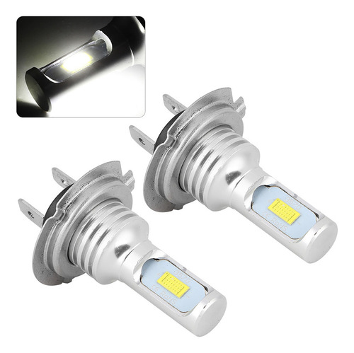 Para 2pcs 80w 6000k H7 Led Coche Niebla Luz Blanca 12-24v /