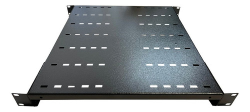 Bandeja Fixa Ventilada 1 U X 500 Mm Rack Padrão 19 Rackfort Cor Preto