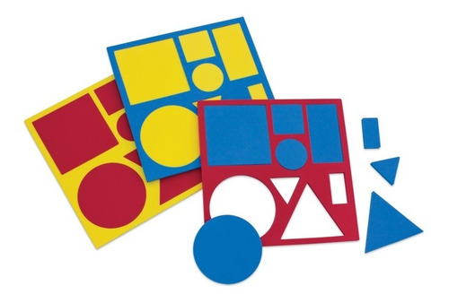Brinquedo Pedagógico Bloco Lógico Educativo Eva 48 Pçs