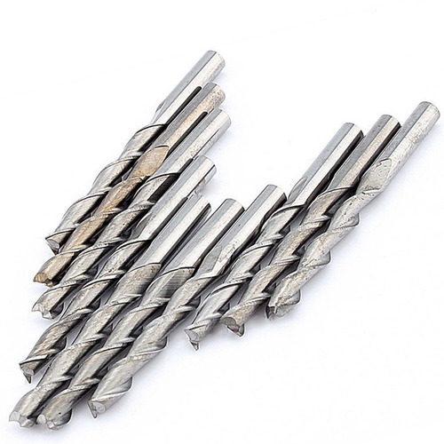 Fresa 2 Flautas Fin Molino End Mill Cnc  Pack  2 Unidades 