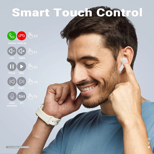Audífonos Inalámbricos Bt A31 Diseño Transparente