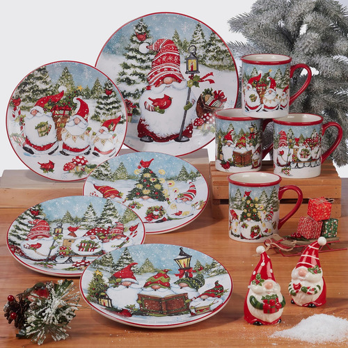 Gnomes Navideños Internacionales Certificados 5.25 Tazones D