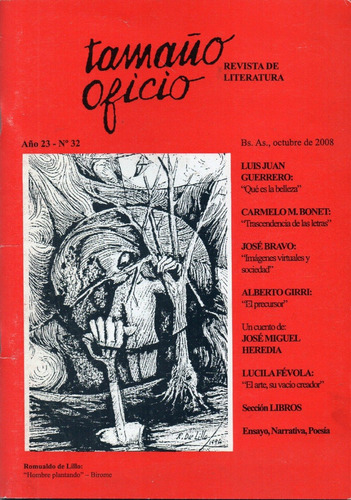 Tamaño Oficio - Revista De Literatura - Año 23 - N° 32