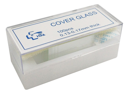 Cubreobjetos Vidrio 24x24 Mm Caja X 200 Unidades