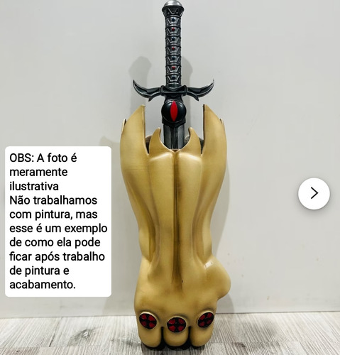 Garras + Espada Thundercats - Decoração - (sem Pintura)