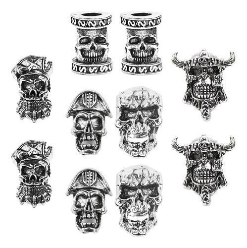 Dread Beads, Beard Beads, Dreadlocks, 10 Unidades