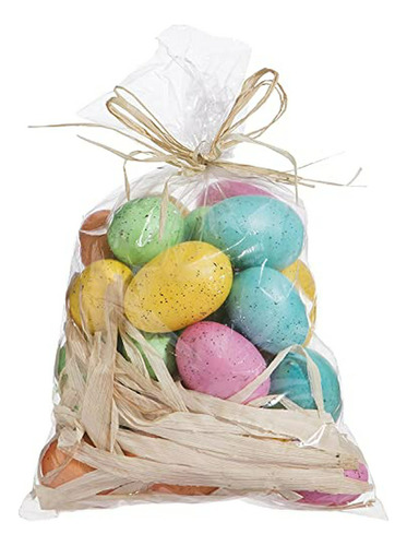 Huevos De Pascua Artificiales Moteados - Kit Decorativo