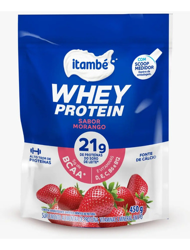 Whey Protein Itambé Morango 450g