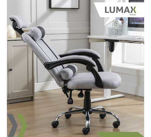 Silla Ejecutiva Wynn Con Respaldo Sin Reposapies Oficina Gris