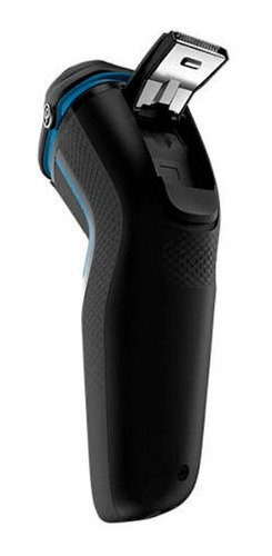 Imagen 4 de 8 de Afeitadora Philips Facial Aquatouch S3122 Negra Brillante