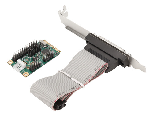Expansión De Tarjeta Vertical Pcie De Puerto Paralelo Minipc